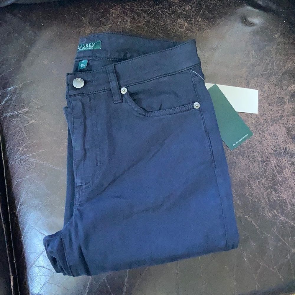 Lauren by RL Black Premier Straight Fit Pant - Picture 8 of 8